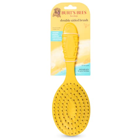 Burt's Bees for Pets Ocean Bound Recycled Plastic Double Sided Brush