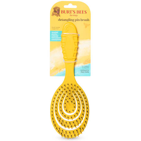 Burt's Bees for Pets Ocean Bound Recycled Plastic Detangling Pin Brush