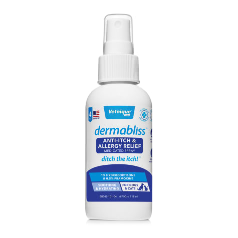 Vetnique Labs Dermabliss Anti-Itch & Allergy Relief Spray for Dogs & Cats
