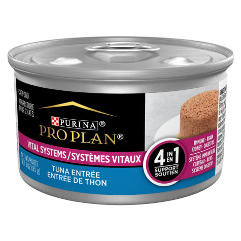 Purina Pro Plan Vital Systems 4-in-1 Brain, Kidney, Digestive & Immune Formula Tuna Entree Wet Cat Food Pate