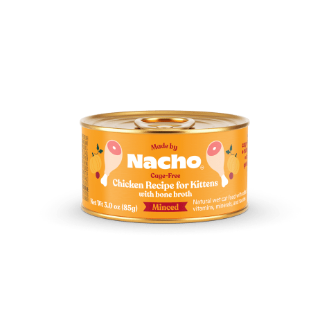 Made by Nacho Cage-Free Minced Chicken Recipe with Bone Broth Wet Food for Kittens