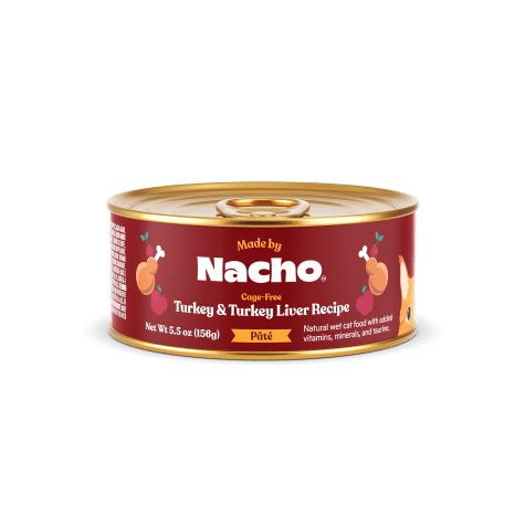 Made by Nacho Cage-Free Turkey & Turkey Liver Pate Recipe with Bone Broth Wet Cat Food