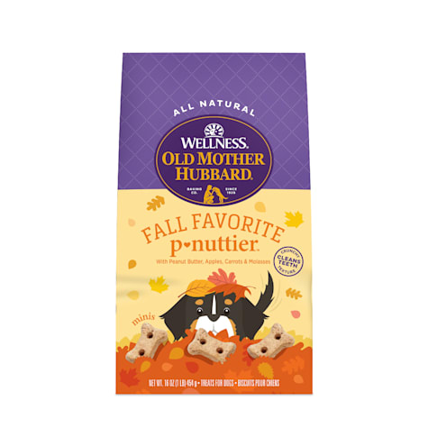 Old Mother Hubbard by Wellness Fall Favorite P-Nutter Oven-Baked Biscuits Dog Treats
