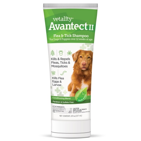 Vetality Avantect II Flea & Tick Shampoo for Dogs