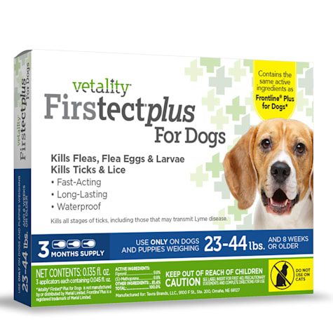 Vetality Firstect Plus for Dogs 23-44 lbs.