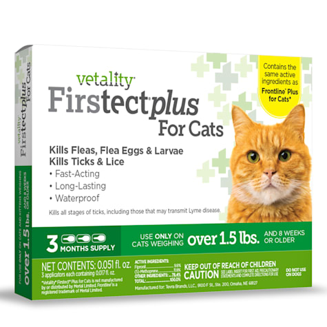 Vetality Firstect Plus for Cats Over 1.5 lbs.