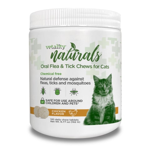Vetality Naturals Oral Flea & Tick Cat Chews