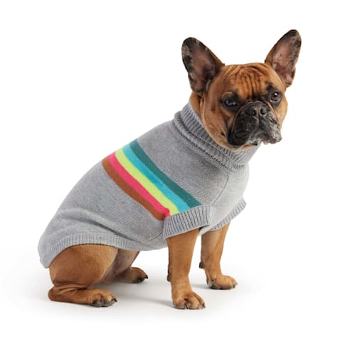 GF Pet Grey Mix Retro Dog Sweater