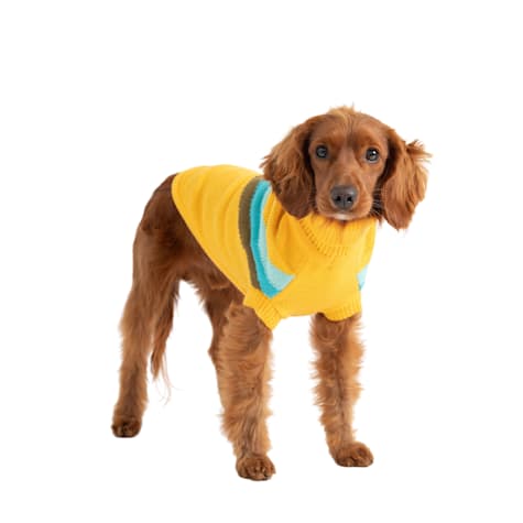 GF Pet Yellow Alpine Dog Sweater