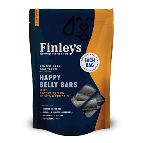 Finley's Happy Belly Soft Chew Benefit Bars Dog Treats