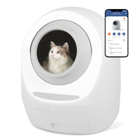 Casa Leo Leo's Loo Too Gray Covered Automatic Self-Cleaning Cat Litter Box