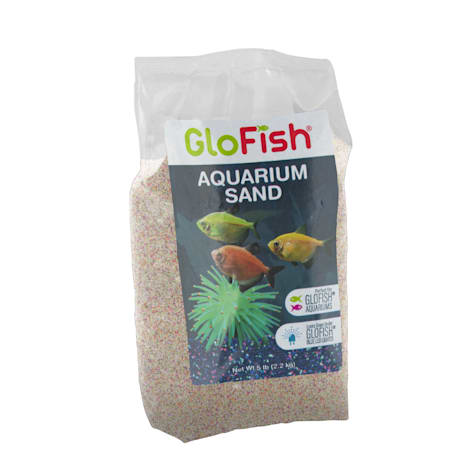 GloFish Black with Neon Aquarium Sand