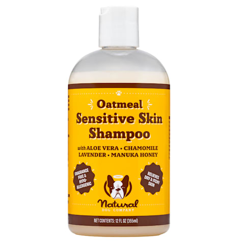 Natural Dog Company Sensitive Skin Oatmeal Shampoo for Dogs