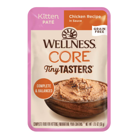 Wellness CORE Chicken Pate Tiny Tasters Wet Kitten Cat Food