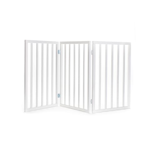 Primetime Petz Perfect Pup Freestanding White Pet Gate