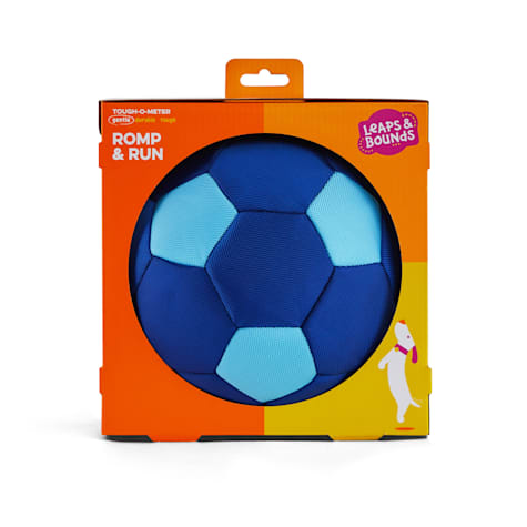Leaps & Bounds Blue Splash & Dash Soccer Ball Dog Toy
