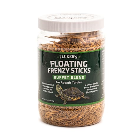 Fluker's Buffet Blend Floating Frenzy Sticks for Aquatic Turtles
