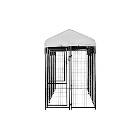 KennelMaster Black Welded Wire Kennel Kit for Dogs