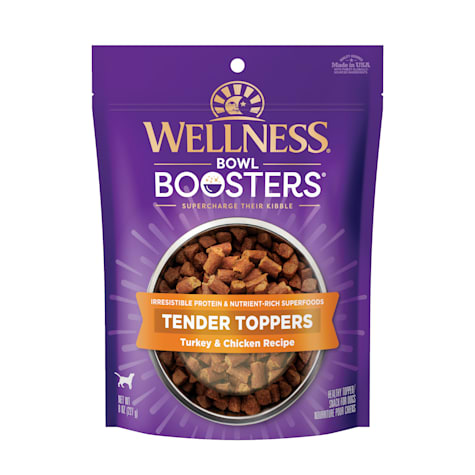 Wellness Bowl Boosters Tender Toppers Turkey & Chicken Recipe Wet Dog Food