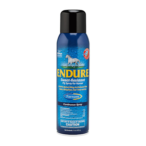 Farnam Endure Sweat-Resistant 14-day Long Lasting Protection Continuous Fly Spray for Horses