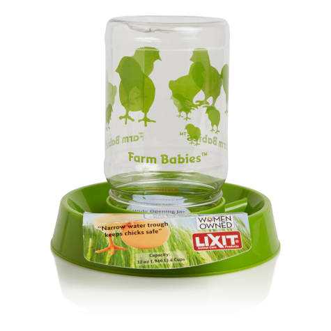 Lixit Reversable Food or Water Feeder for Baby Chicks