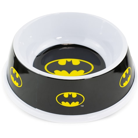 Buckle-Down DC Comics Batman Shield Dog Food Water Bowl