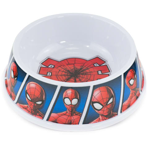 Buckle-Down Marvel Comics Spider Man Dog Food Water Bowl
