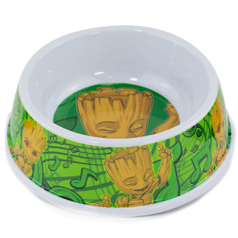 Buckle-Down Marvel Comics Groot Pose Dog Food Water Bowl