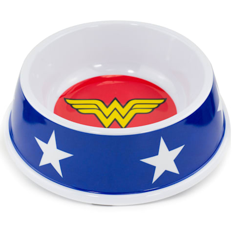 Buckle-Down DC Comics Wonder Woman Icon Dog Food Water Bowl