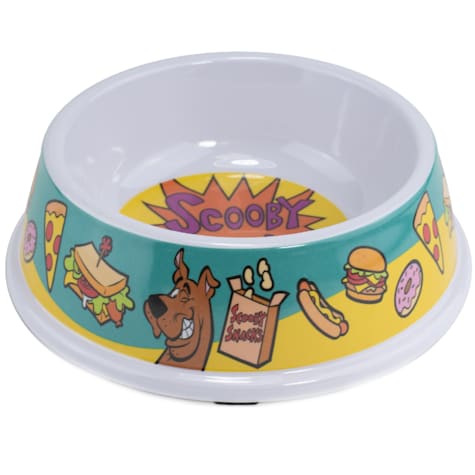 Buckle-Down Scooby Doo Snacks Dog Food Water Bowl