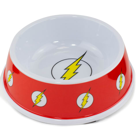 Buckle-Down DC Comics Flash Icon Dog Food Water Bowl