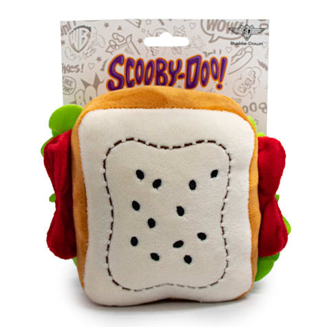 Buckle-Down Scooby Doo Sandwich Plush Squeaker Dog Toy