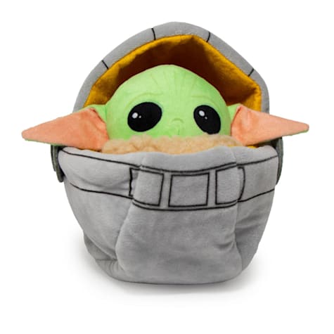 Buckle-Down Mandalorian Star Wars The Child Carriage Pose Plush Squeaker Dog Toy