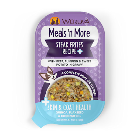 Weruva Meals 'n More Steak Frites with Beef, Pumpkin & Sweet Potato in Gravy Wet Dog Food