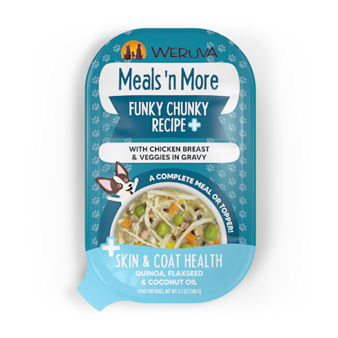 Weruva Meals 'n More Funky Chunky with Chicken Breast & Veggies in Gravy Wet Dog Food