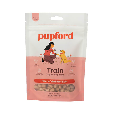 Pupford Simple Ingredient, Low Calorie Beef Liver Freeze Dried Dog Training Treat
