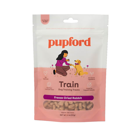 Pupford Simple Ingredient, Low Calorie Rabbit Freeze Dried Dog Training Treat