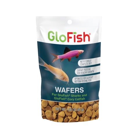 GloFish Wafers for Sharks and Cory Catfish Bottom-Feeding Fish Food