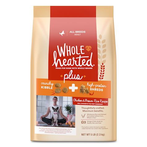 WholeHearted Plus Chicken & Brown Rice Recipe with Whole Grains Dry Dog Food
