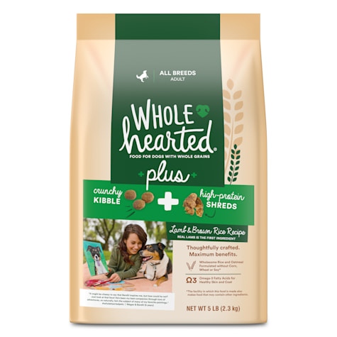 WholeHearted Plus Lamb & Brown Rice Recipe with Whole Grains Dry Dog Food