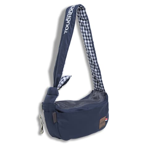 Touchdog Navy 'Toga-Bark' Over-The-Shoulder Hands-Free Pet Carrier