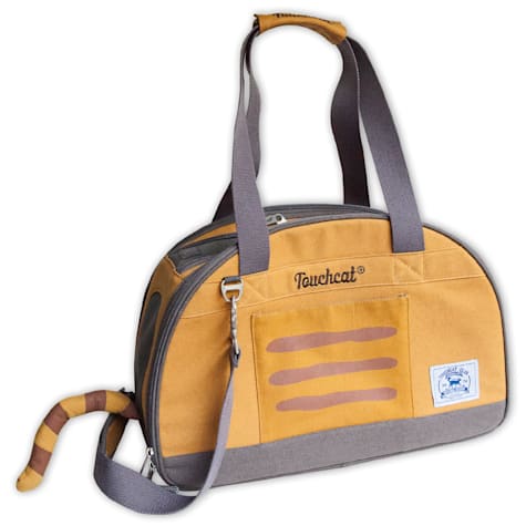 Touchcat Yellow 'Tote-Tails' Designer Airline Approved Collapsible Cat Carrier