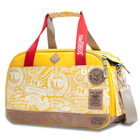 Touchdog Yellow Airline Approved Around-The-Globe Passport Designer Pet Carrier