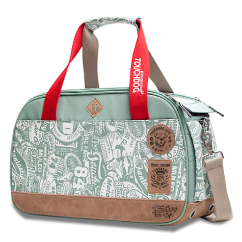Touchdog Green Airline Approved Around-The-Globe Passport Designer Pet Carrier