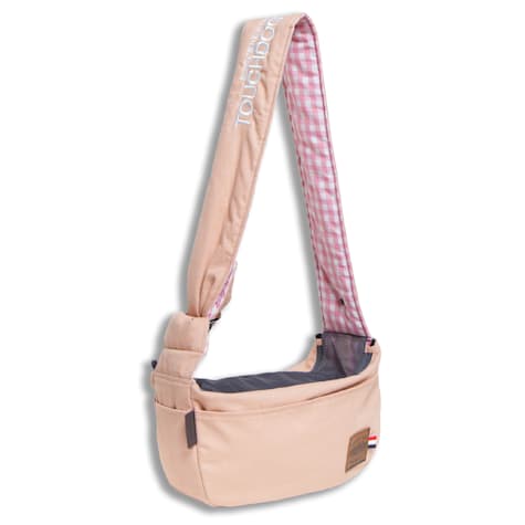 Touchdog Pink 'Toga-Bark' Over-The-Shoulder Hands-Free Pet Carrier