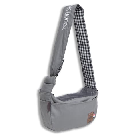 Touchdog Grey 'Toga-Bark' Over-The-Shoulder Hands-Free Pet Carrier