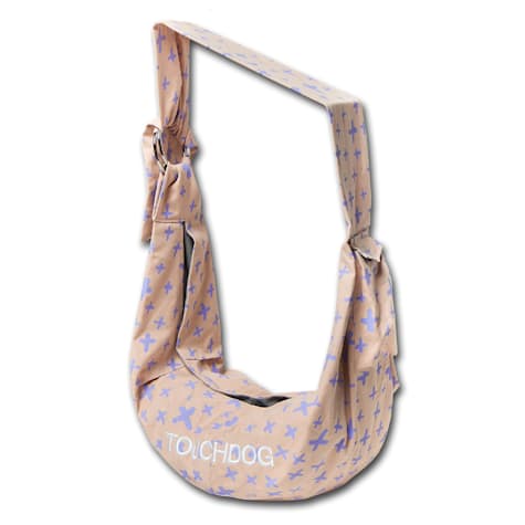 Touchdog Pink 'Paw-Ease' Over-The-Shoulder Travel Sling Pet Carrier
