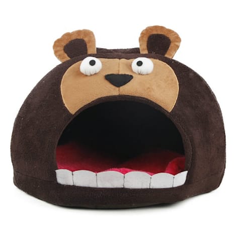 Pet Life Roar Bear Snuggle Plush Polar Fleece Pet Bed