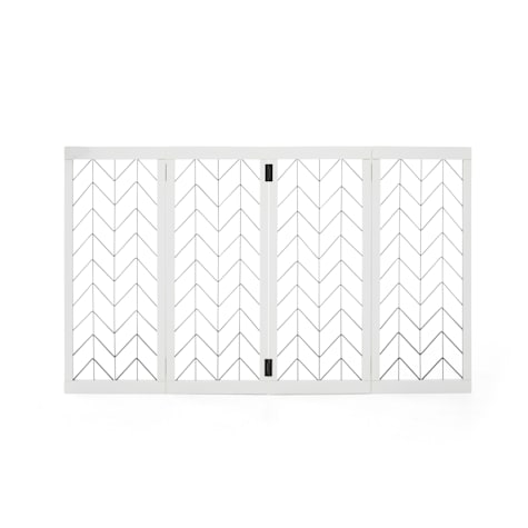 EveryYay Freestanding Wood Pet Gate