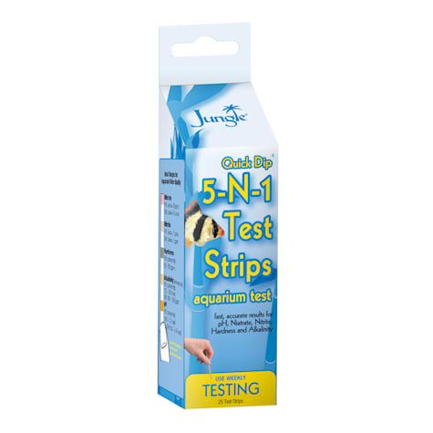 Jungle Quick Dip 5-N-1 Aquarium Test Strips